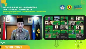 UPN Veteran Yogyakarta Gelar Halal Bi Halal Virtual