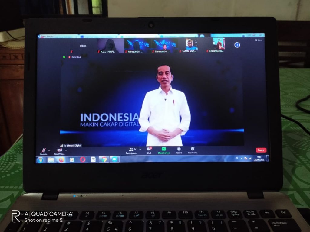 Mahasiswa UMNU Ikuti Webinar Nasional Literasi Digital