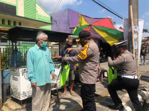 Polres Purbalingga Bentuk PKL Peduli Protokol Kesehatan