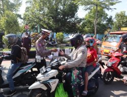 Operasi Patuh Candi 2021, Polres Purbalingga Ajak Warga Patuh Prokes