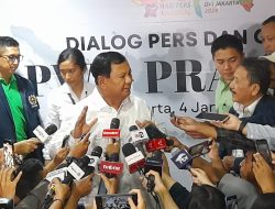 Capres Prabowo Bicara Kebebasan Pers dan Ekonomi Pancasila 