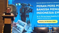 Rakernas FWK, Gubernur Lemhannas Ingatkan Pentingnya Pers Kritis, Independen dalam Menyebarkan Nilai-nilai Kebangsaan