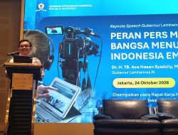 Rakernas FWK, Gubernur Lemhannas Ingatkan Pentingnya Pers Kritis, Independen dalam Menyebarkan Nilai-nilai Kebangsaan